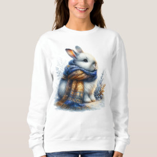 Cozy Winter Wishes To Somebunny Special Rabbit Sweatshirt
