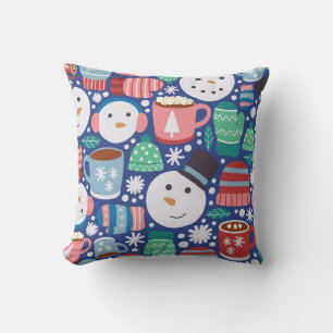 Cozy Winter Wonderland Throw Pillow