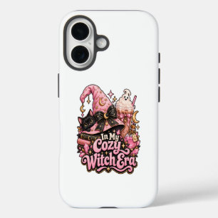 Cozy Witch Era Cute Pink Halloween iPhone 16 Case