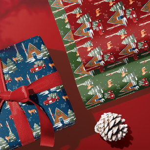 Vintage Origami Wrapping Paper Craft Set —