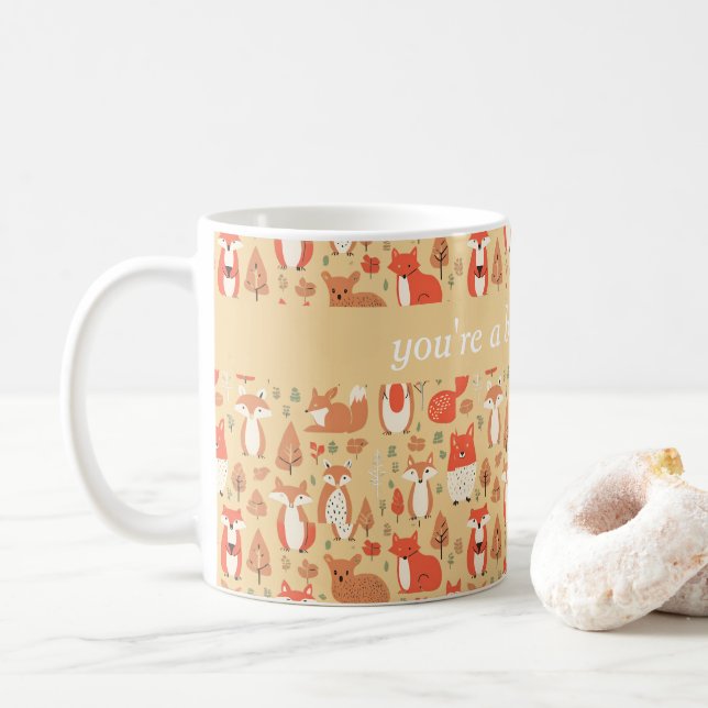 Cozy Woodland Friends 2 Coffee Mug (With Donut)