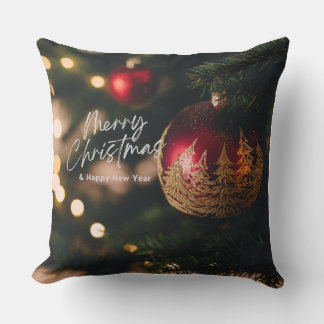 Cozy Xmas Home Decor Throw Pillow