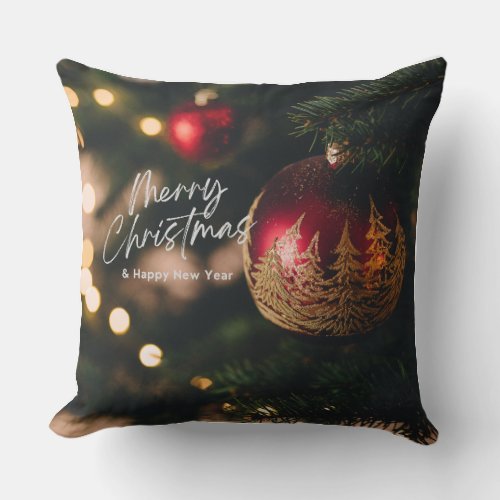 Cozy Xmas Home Decor Throw Pillow