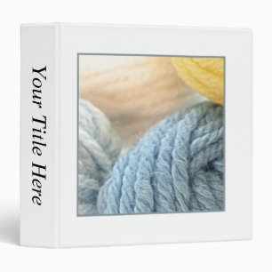 Cozy Yarn 3 Ring Binder