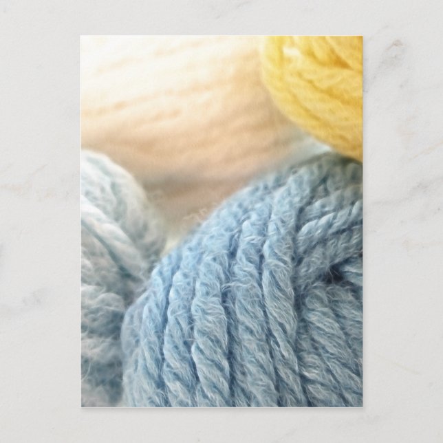 Cozy Yarn Postcard (Front)