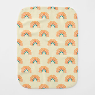 Cozy Yellow Baby Sunshine | Pastel Nursery Burp Cloth