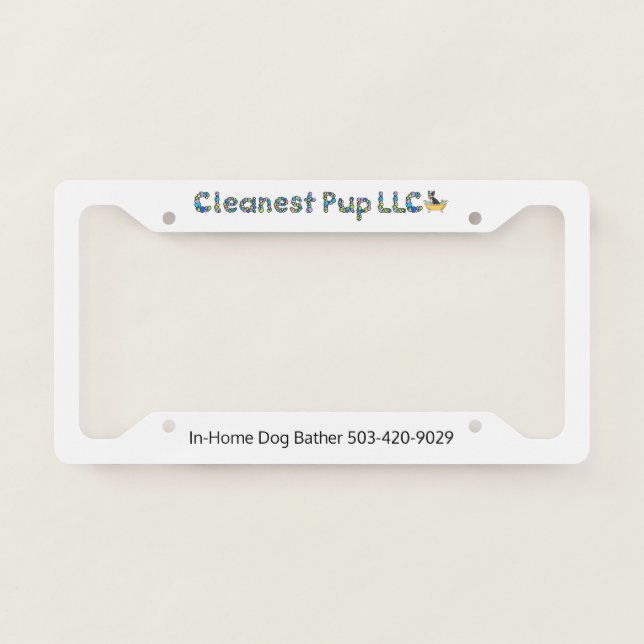 CP License Plate Frame (Front)