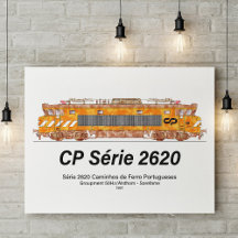 CP Serie 2620 Electric Locomotive. Nez-Casse Loco 