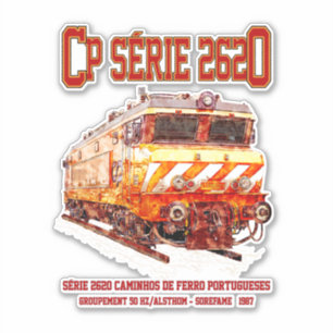 CP Serie 2620 Electric Locomotive. Nez-Casse Loco  Sticker