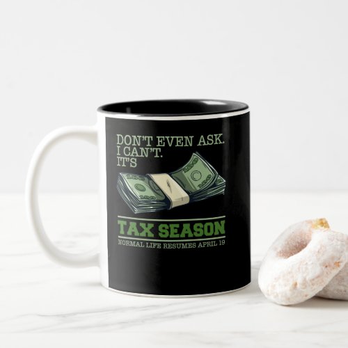 CPA Accountant Tax Season Preparer PicksPlace Two_Tone Coffee Mug