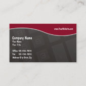 CPA Accountant With Calculator Business Card (Front)