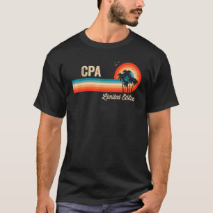 Cpa Birthday Retro Vintage Men Women Dad T-Shirt