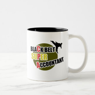 CPA: Black Belt Accountants Two-Tone Coffee Mug