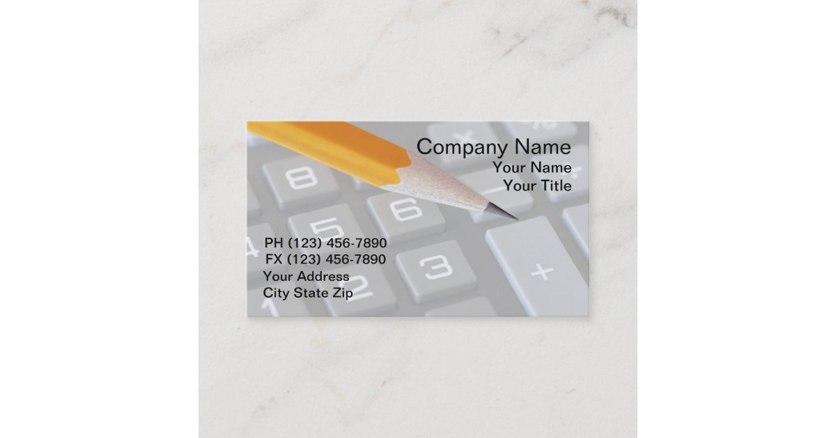 CPA Business Cards | Zazzle.com