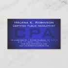 CPA Certified Public Accountant Striking Blue