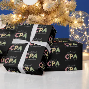 CPA Certified Public Accountant  Wrapping Paper
