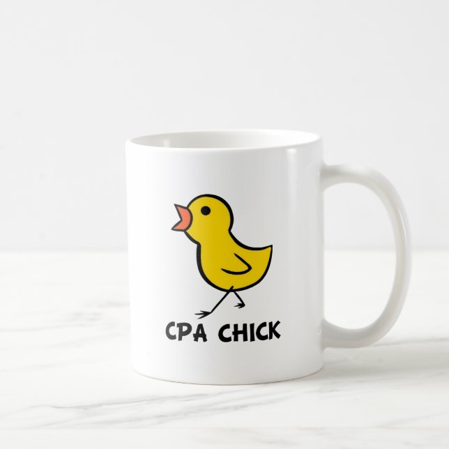 CPA Chick Coffee Mug (Right)