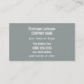 CPA custom business cards (Back)