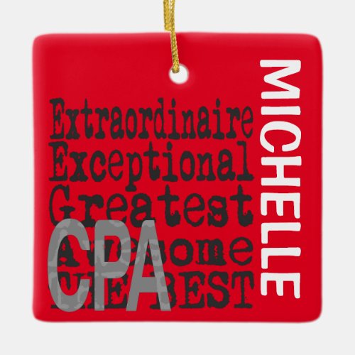 CPA CUSTOM Ceramic Ornament