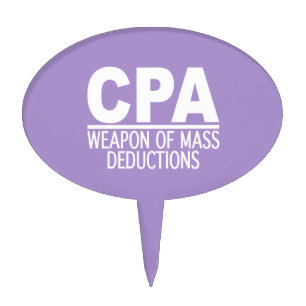 CPA custom color cake toppers