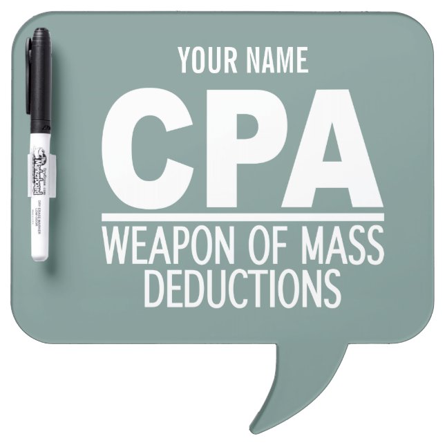 CPA custom color message boards (Front)