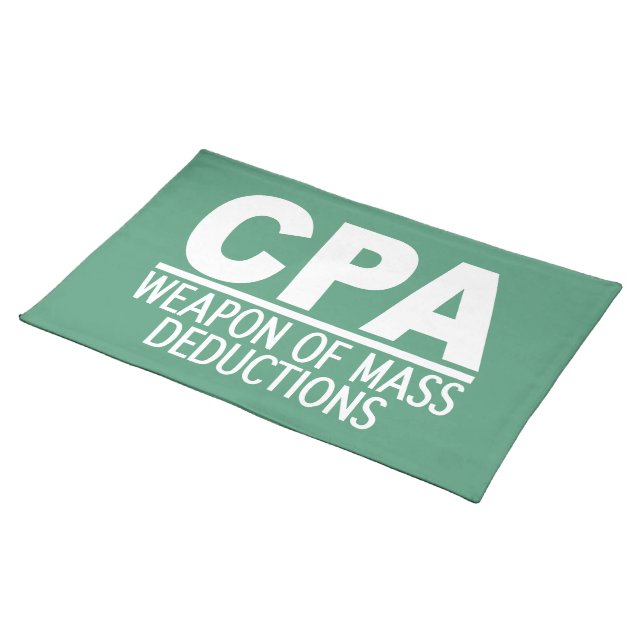 CPA custom color placemats (On Table)