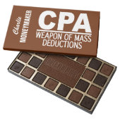 CPA custom name & color chocolate box (Opened)