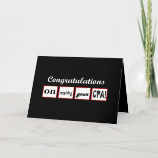 CPA - CUSTOM NAME Congratulations - Card
