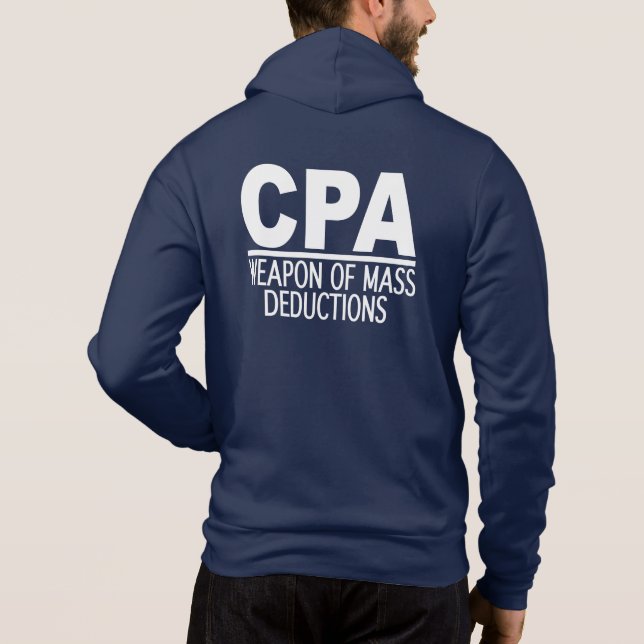 CPA custom name Hoodie (Back)