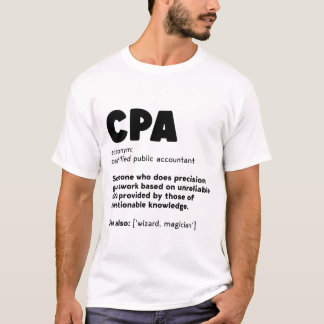 Cpa Definition - Accountant Funny Gift T-Shirt