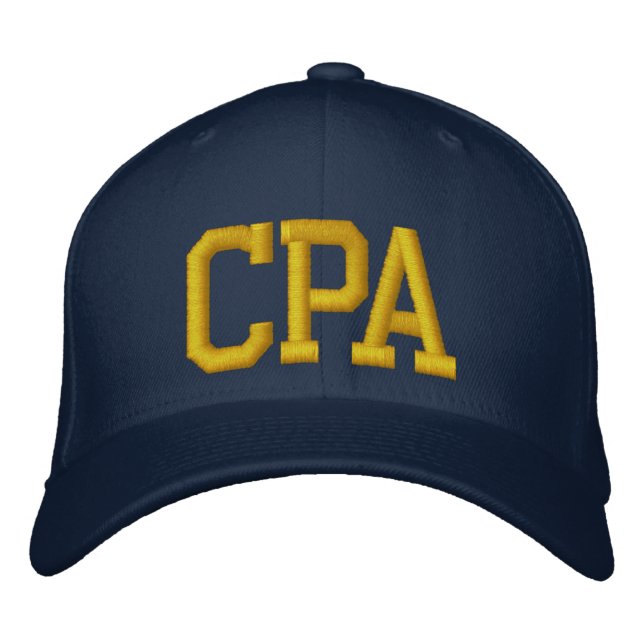 CPA EMBROIDERED BASEBALL CAP (Front)