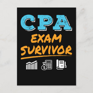 CPA Exam Survivor Postcard