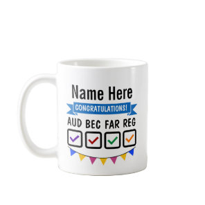 CPA Exams Gift Certified Public Accountant License Coffee Mug