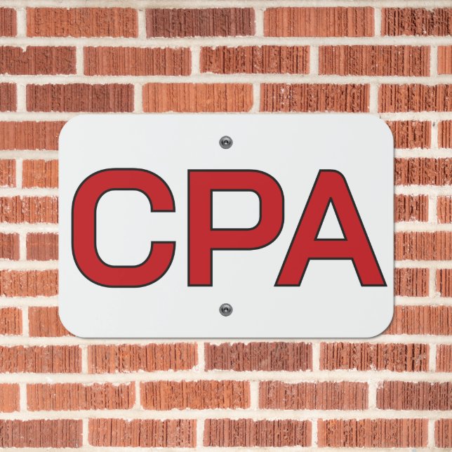 Cpa Metal Sign (In Situ(Brick))