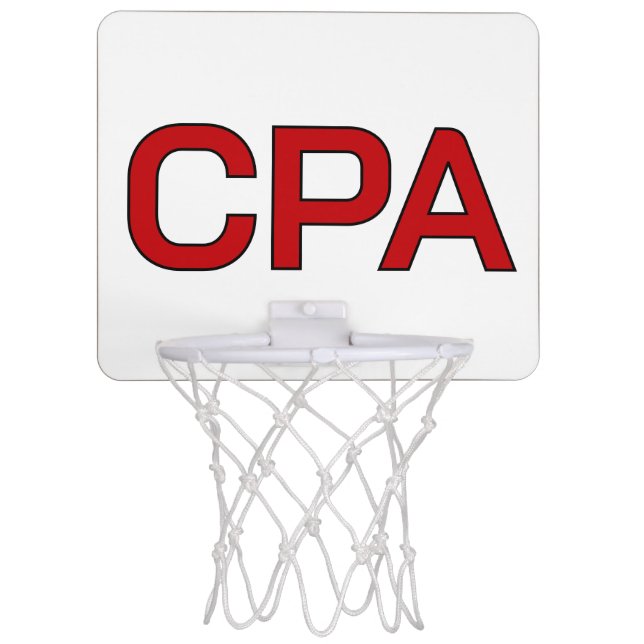 Cpa Mini Basketball Hoop (Front)