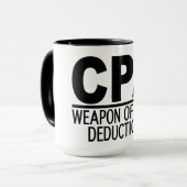 CPA mug – choose style & color (Front Left)