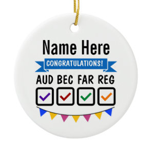 CPA Ornament Personalized Gift for CPA Exams