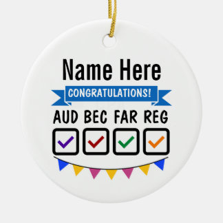 CPA Ornament Personalized Gift for CPA Exams