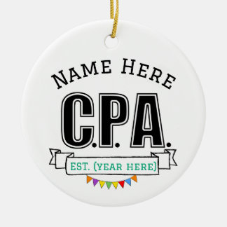 CPA Ornament Personalized Gift for CPA License