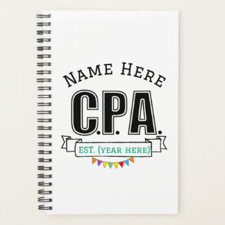 CPA Planner Accountant Personalized Gift 