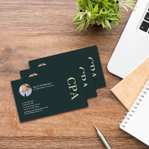 CPA   Tax Accountant Professional Business Card