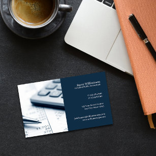 CPA   Tax Accountant Professional Business Card