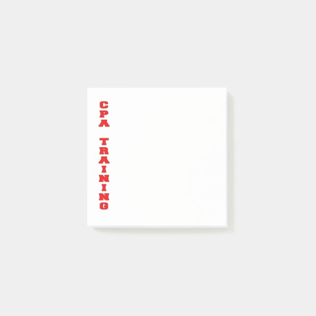 CPA Training Post-it Notes (Front)