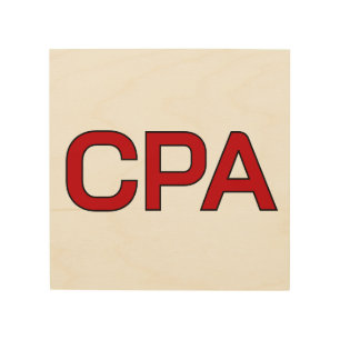 Cpa Wood Wall Art