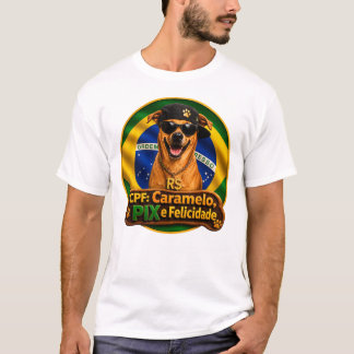 CPF Caramelo PIX and Happiness Basic T-shirt