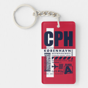 CPH Copenhagen Airport Keychain