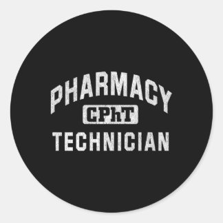 Cpht Certified Pharmacy Technician Classic Round Sticker