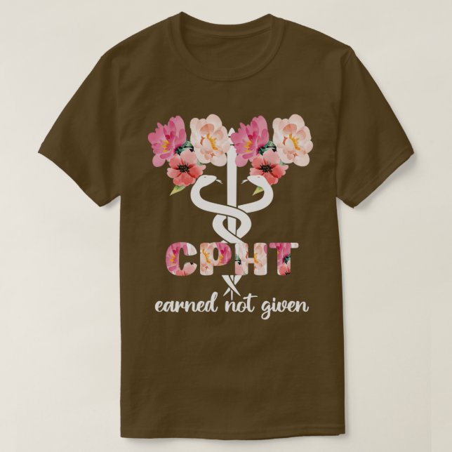 CPhT Tech Certified Pharmacy Technician Gifts 15 T-Shirt (Design Front)