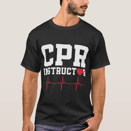 CPR Instructor Outfit AED First Aid Training T_Shirt