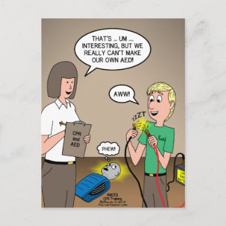 CPR Training Postcard